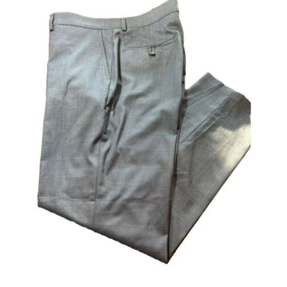 J. M. HAGGAR Slim‎ Fit Blue Slack Trouser Men size 38x30